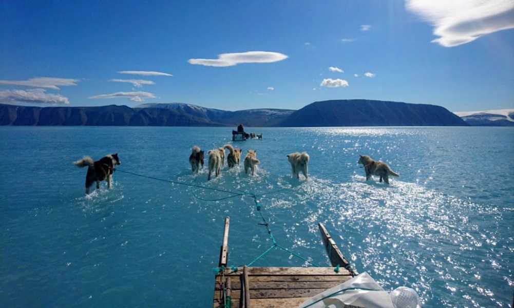 Giugno 2019: Ghiacciai della Groenlandia con pesanti anomalie