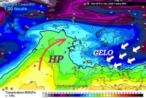 Meteo Prima Settimana di Marzo: nel week-end probabile ritorno del freddo